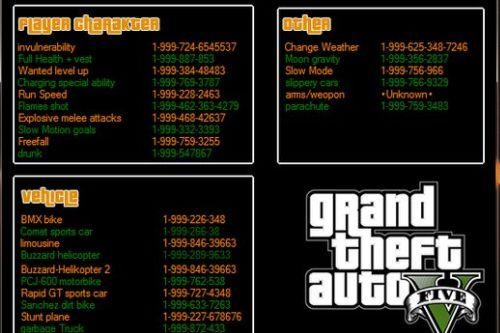 Grand Theft Auto V Cheat Table [PC]