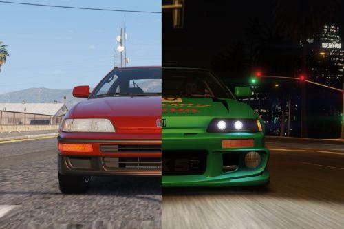 Honda CRX SiR 1991 [Add-On | Tuning | Template | LODs]