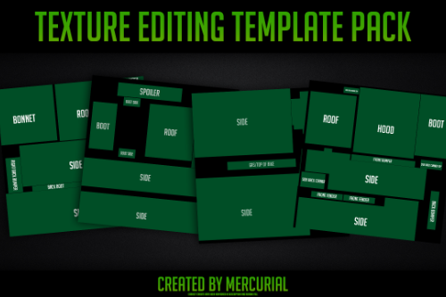 Texture Editing Template Pack