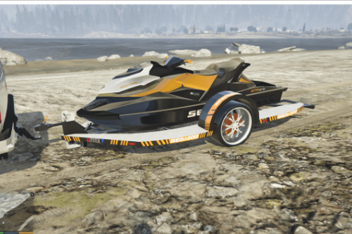 JetSki and Trailer [Add-On / Replace]